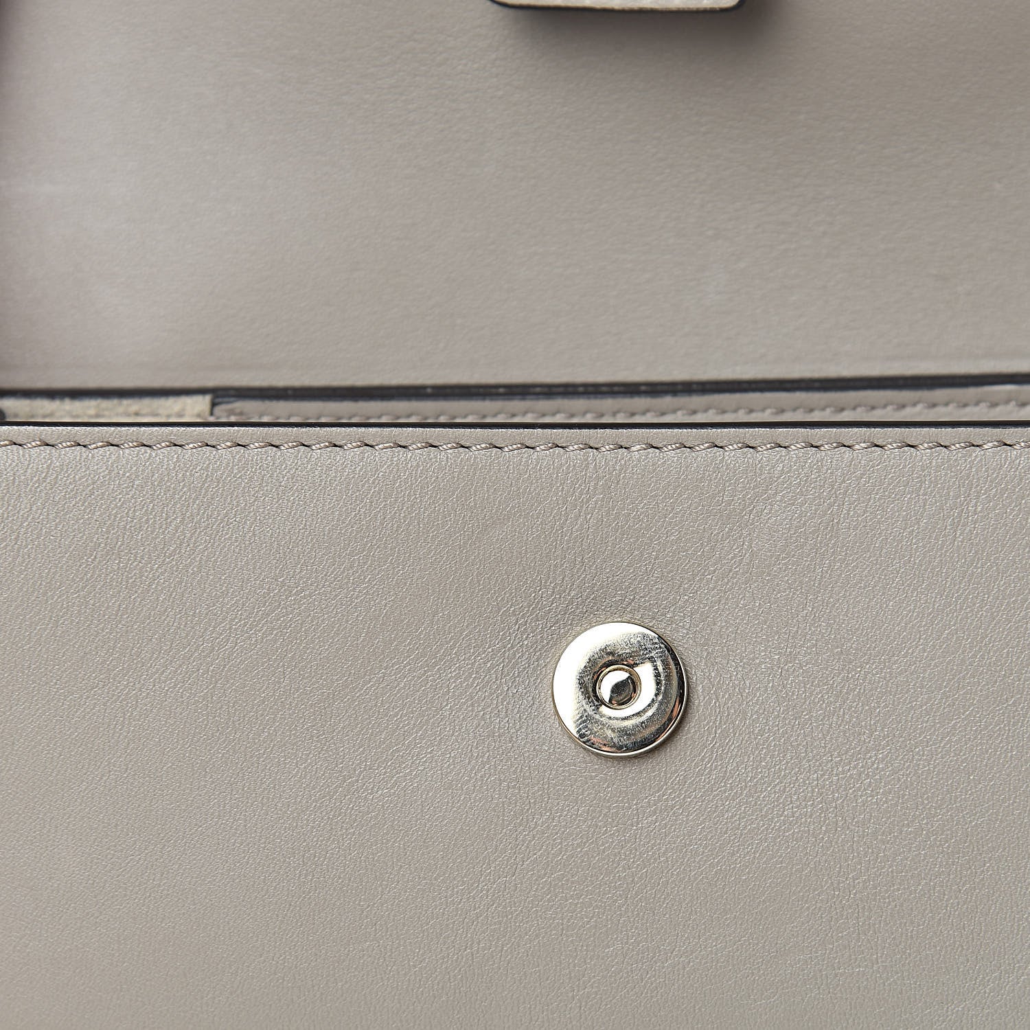 Chloe Suede Calfskin Mini Faye Shoulder Bag Motty Grey 11 of 13