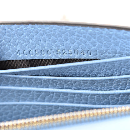 Gucci Dollar Calfskin Medium Betty Chain Wallet Mineral Blue 6 of 10