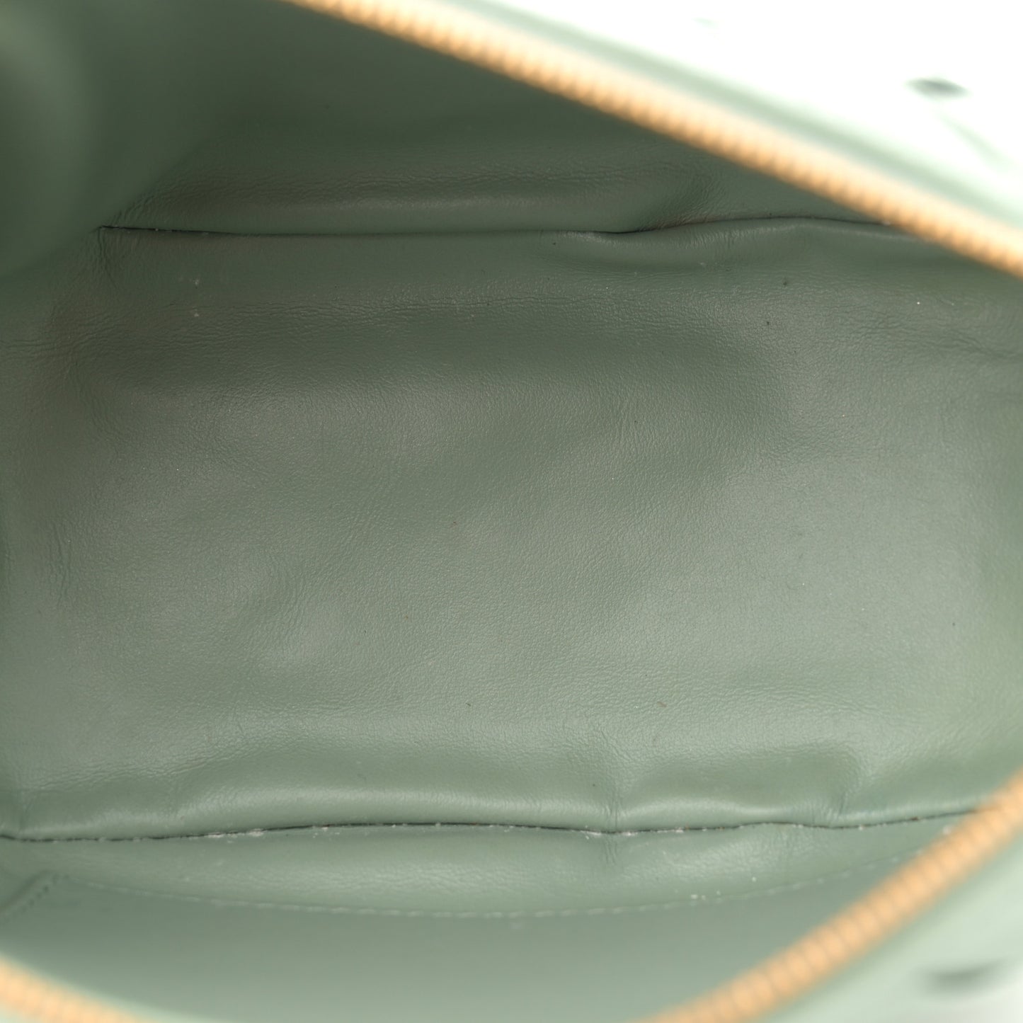 Nappa Intrecciato Half Moon Pouch On Strap Sauge