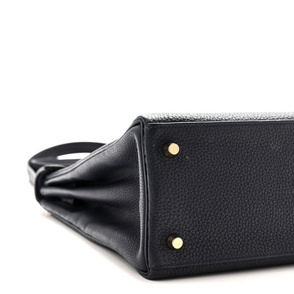 Hermes Togo Kelly Retourne 28 Bleu Nuit 9 of 10