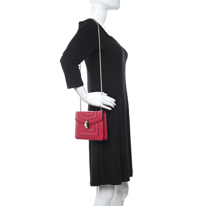 Bulgari Calfskin Serpenti Forever Crossbody Bag Ruby Red 2 of 8