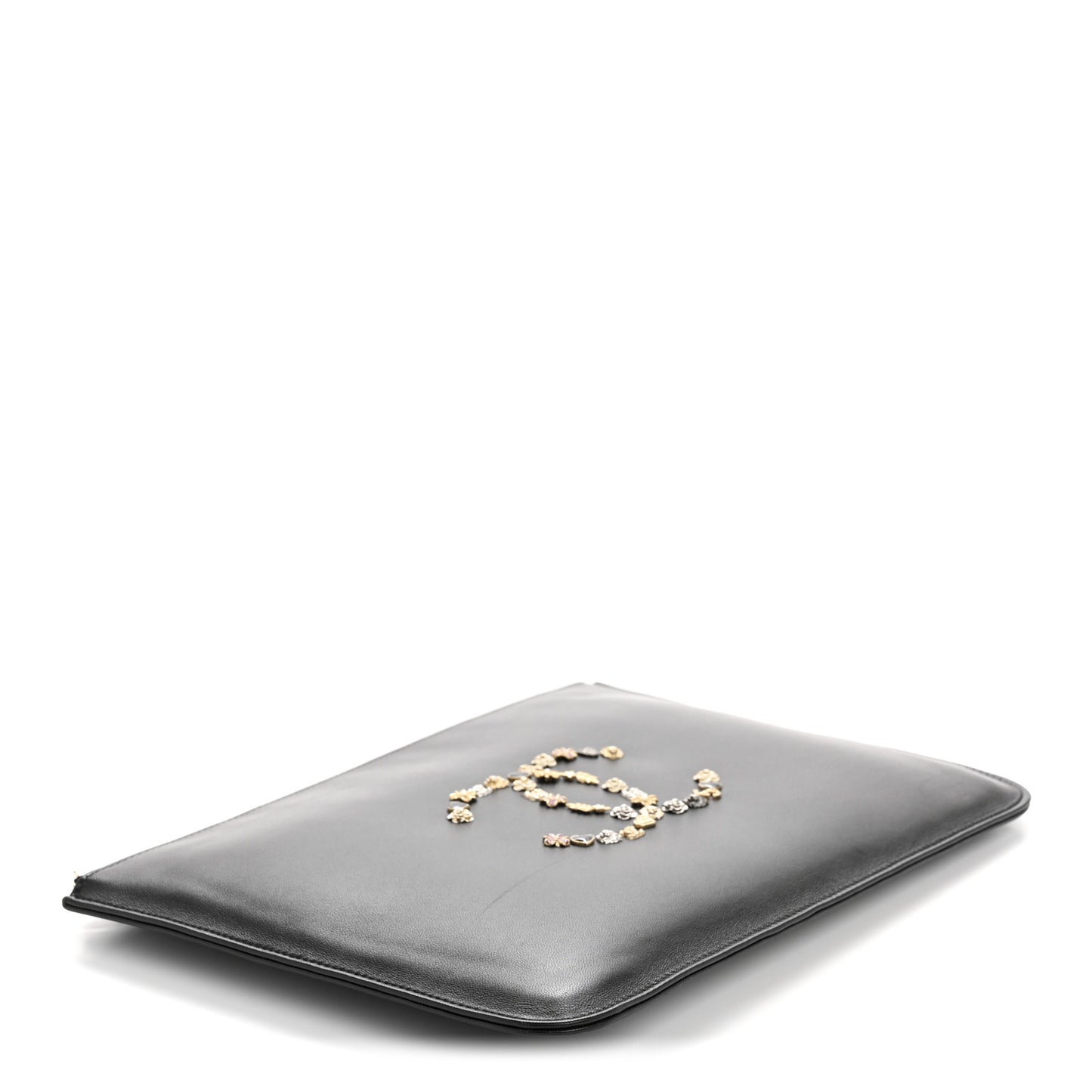 Lambskin Lucky Charms Pouch Black