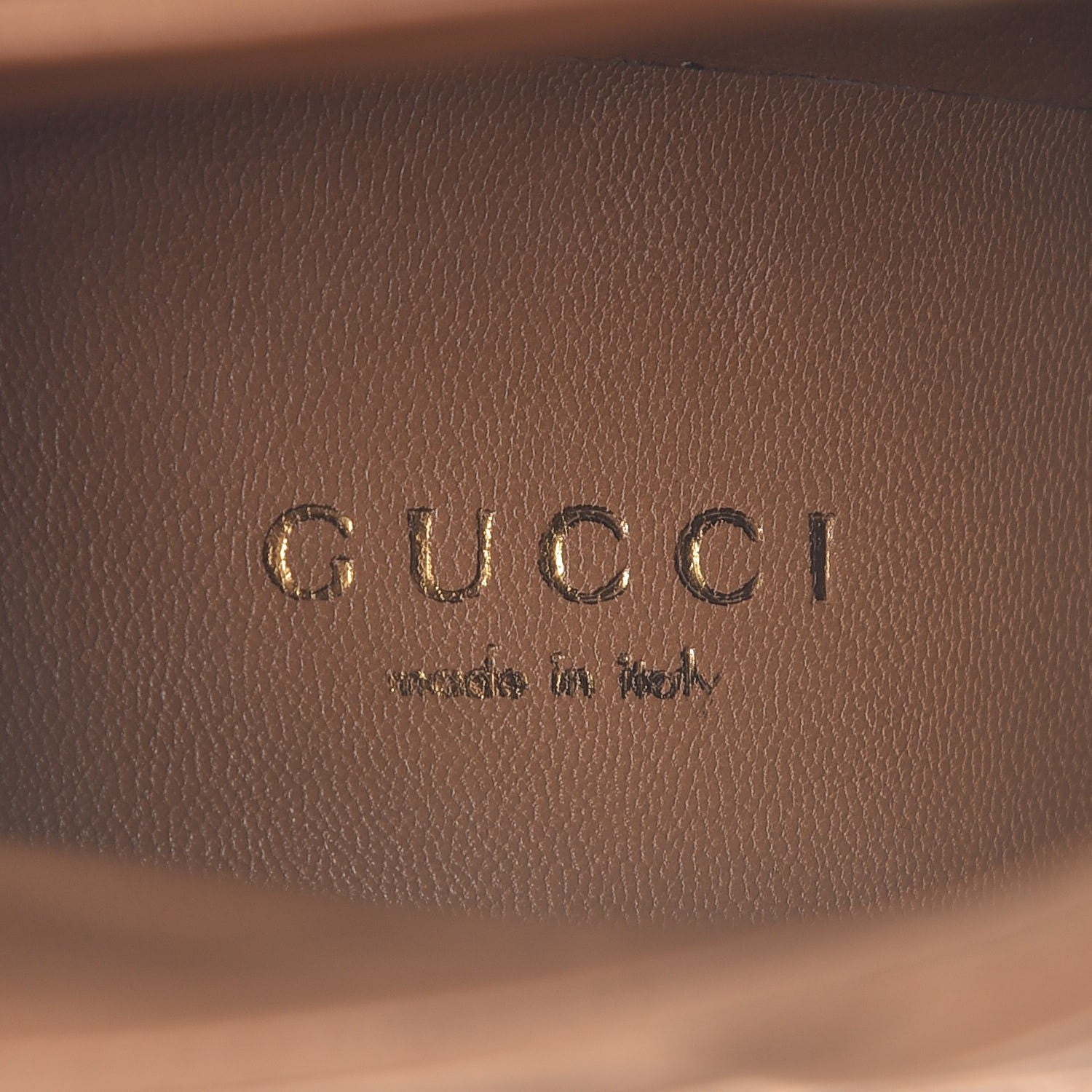 Gucci Suede Akerman Peep Toe Ankle Boots 36.5 Camel 8 of 9