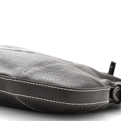 Prada Vitello Daino Embossed Logo Shoulder Bag Caffe 10 of 10