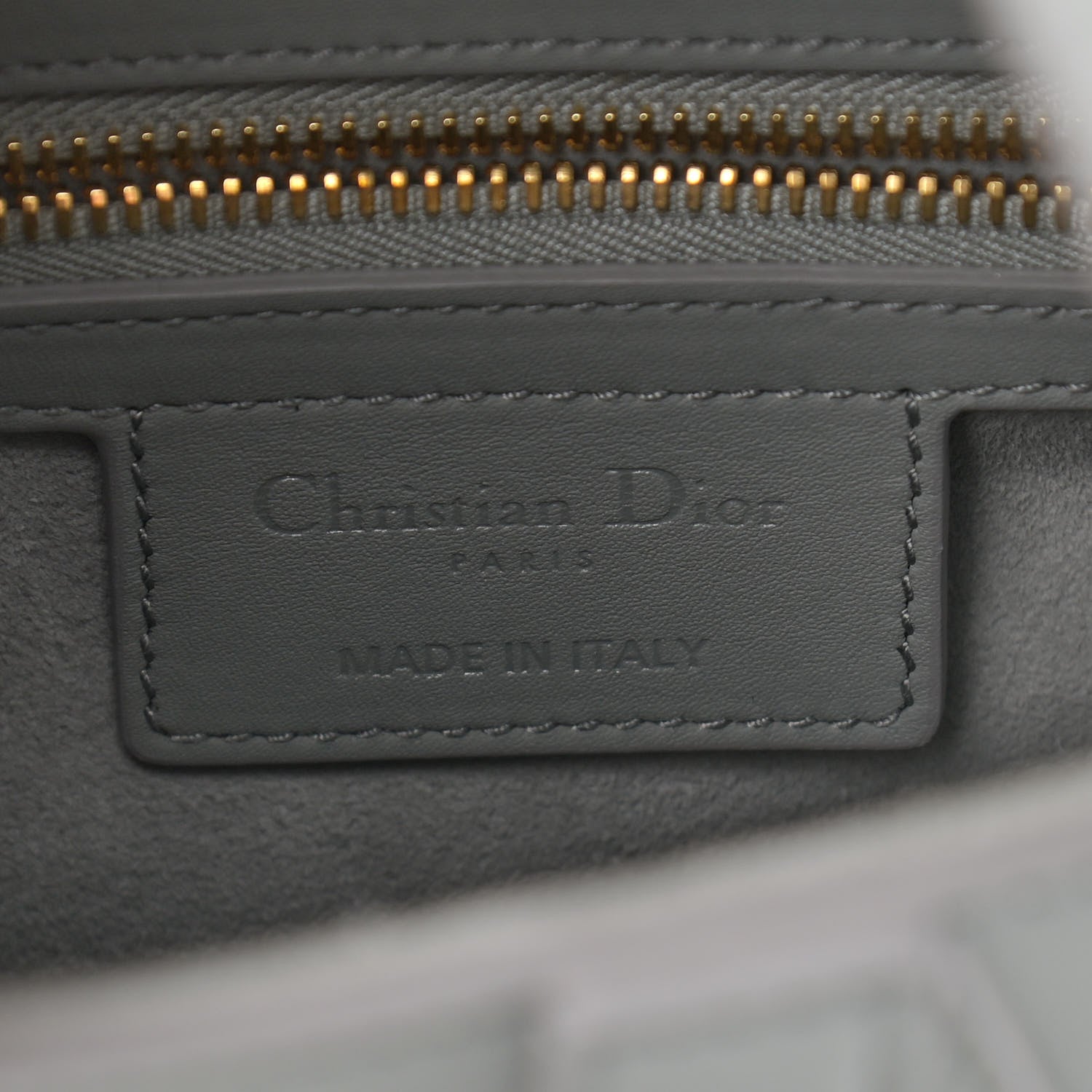Christian Dior Ultra Matte Calfskin Saddle Bag Grey 6 of 10