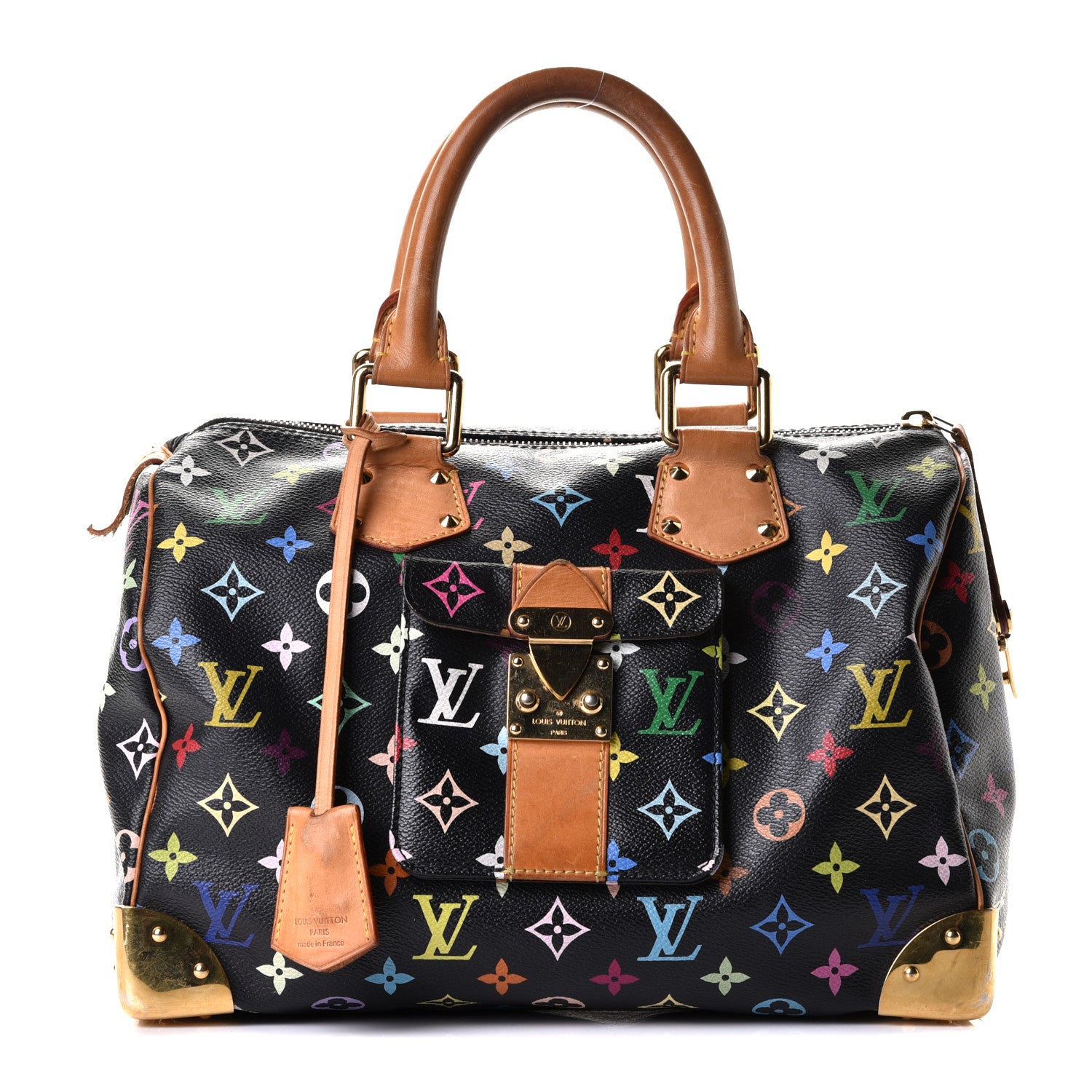 Louis Vuitton Monogram Multicolor Speedy 30 Black 1 of 8