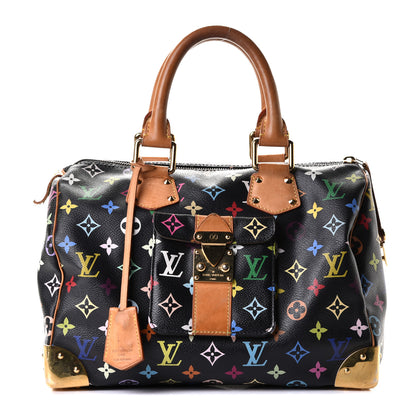 Louis Vuitton Monogram Multicolor Speedy 30 Black 1 of 8