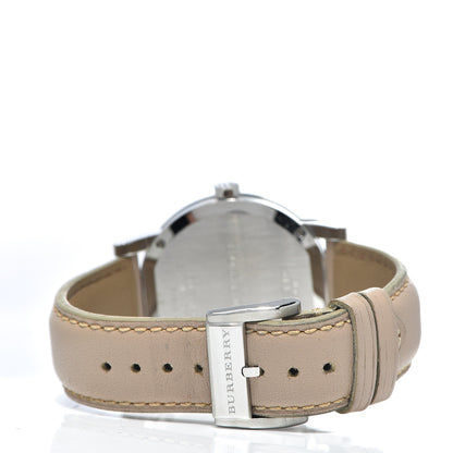 Burberry Stainless Steel Calfskin 38mm The City Quartz Watch Beige BU9010 4 of 7