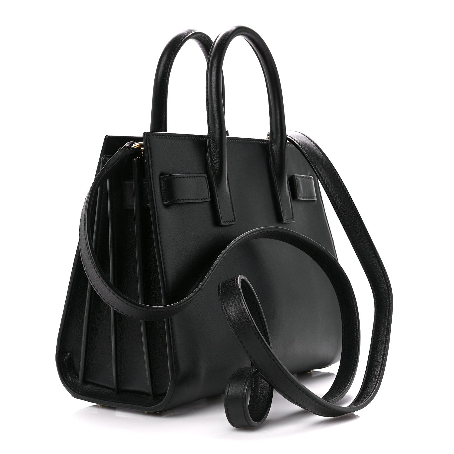 Saint Laurent Calfskin Nano Sac De Jour Black 3 of 11
