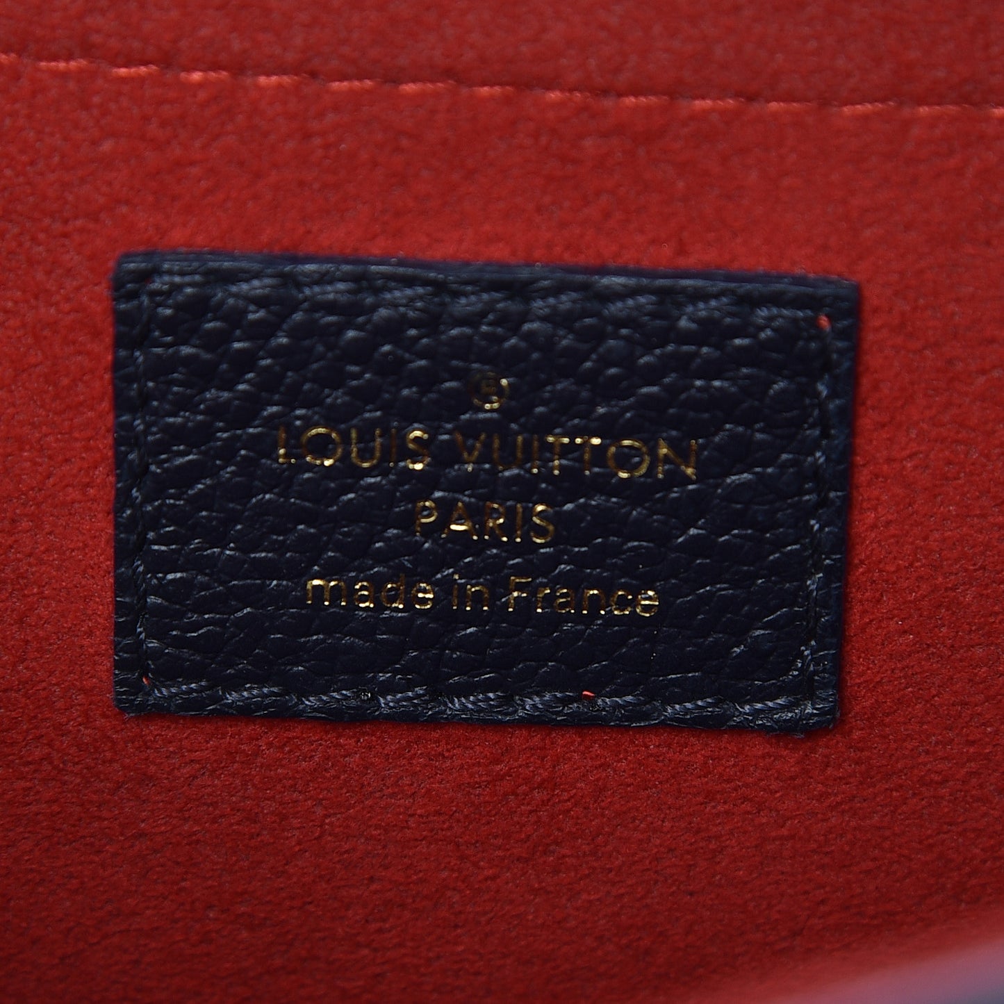Empreinte Saint Sulpice PM Marine Rouge
