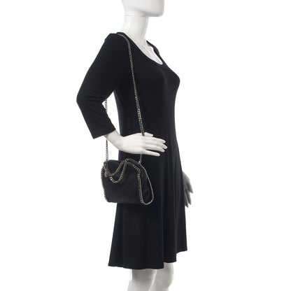 Stella McCartney Shaggy Deer Tiny Falabella Tote Black 2 of 7