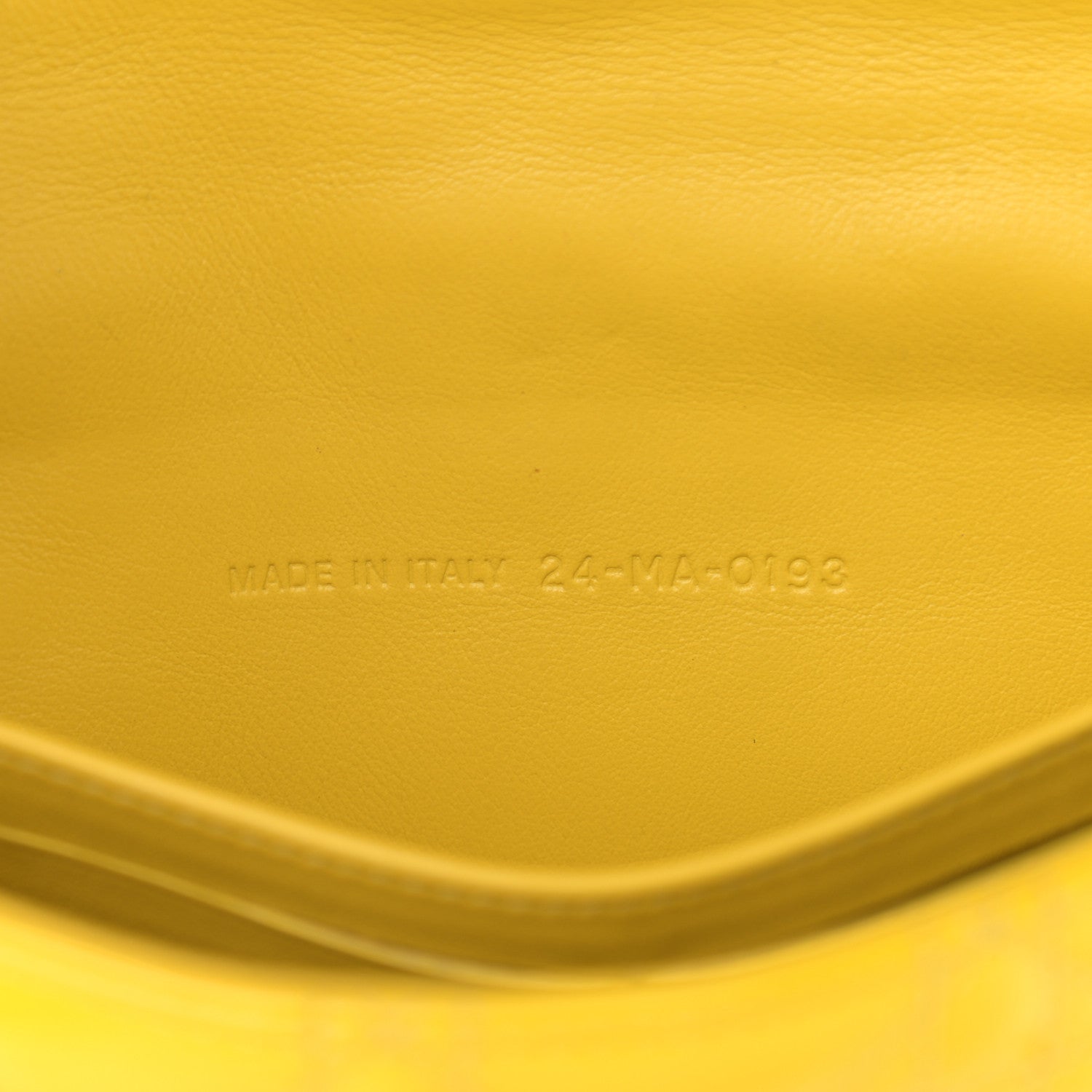 Christian Dior Patent Cannage New Lock Pouch Yellow 7 of 14