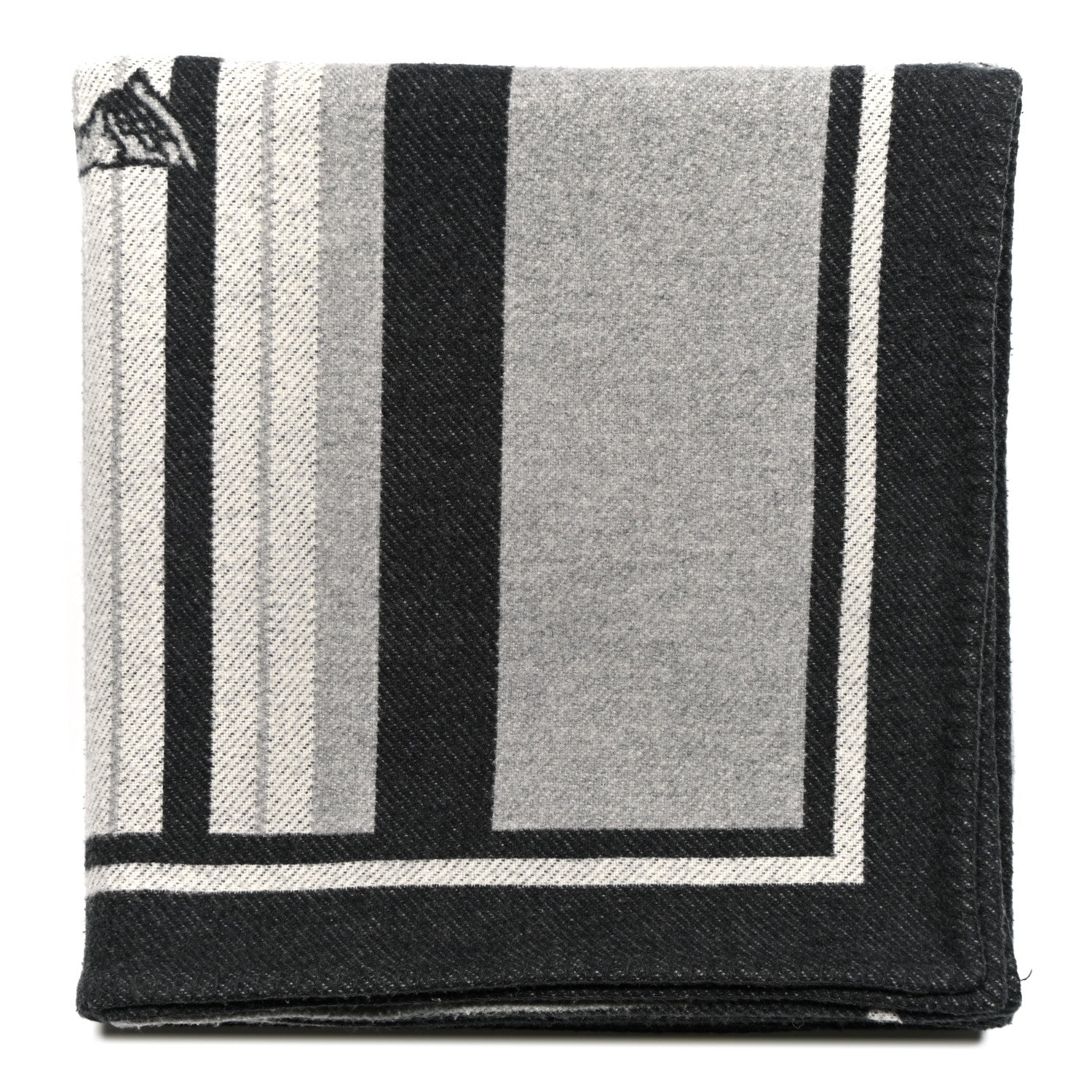 Hermes Meriono Wool Cashmere Couvertures Nouvelles Blanket Silex 1 of 3