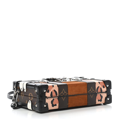 Louis Vuitton Monogram Leopard Corduroy Petite Malle 4 of 8