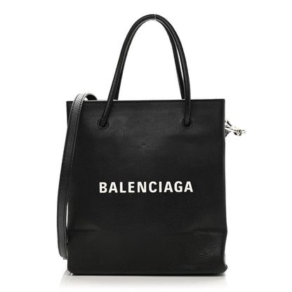 Balenciaga Calfskin Logo XXS Shopping Tote Black 1 of 23