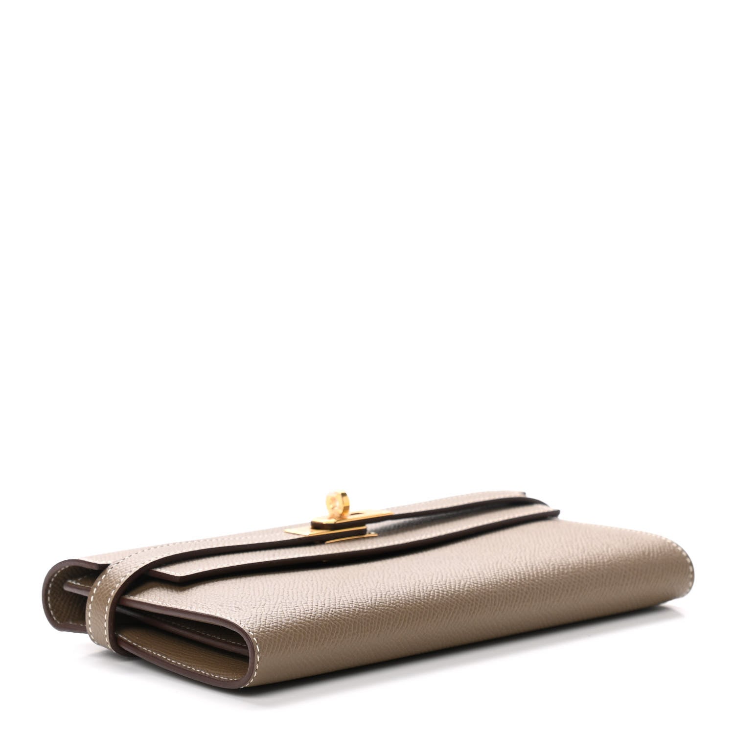 Hermes Epsom Kelly Longue Wallet Etoupe 4 of 8