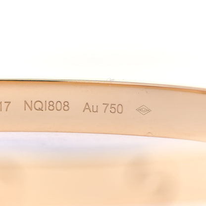 Cartier 18K Yellow Gold LOVE Bracelet 17 5 of 6