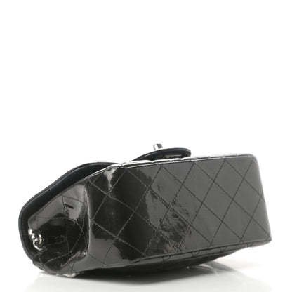 Chanel Patent Calfskin Sparkle Quilted Mini Square Flap Black 4 of 14