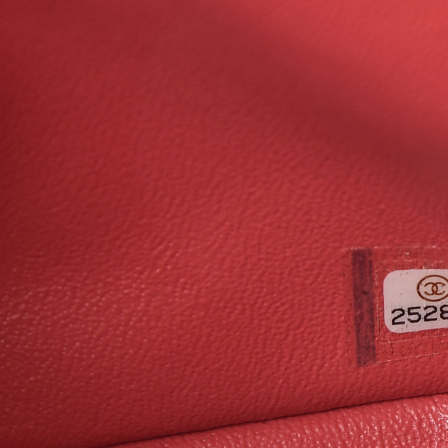 Lambskin Quilted Mini Square Flap Light Red