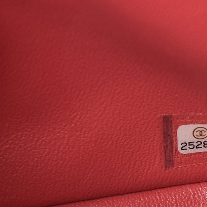Chanel Lambskin Quilted Mini Square Flap Light Red 7 of 10