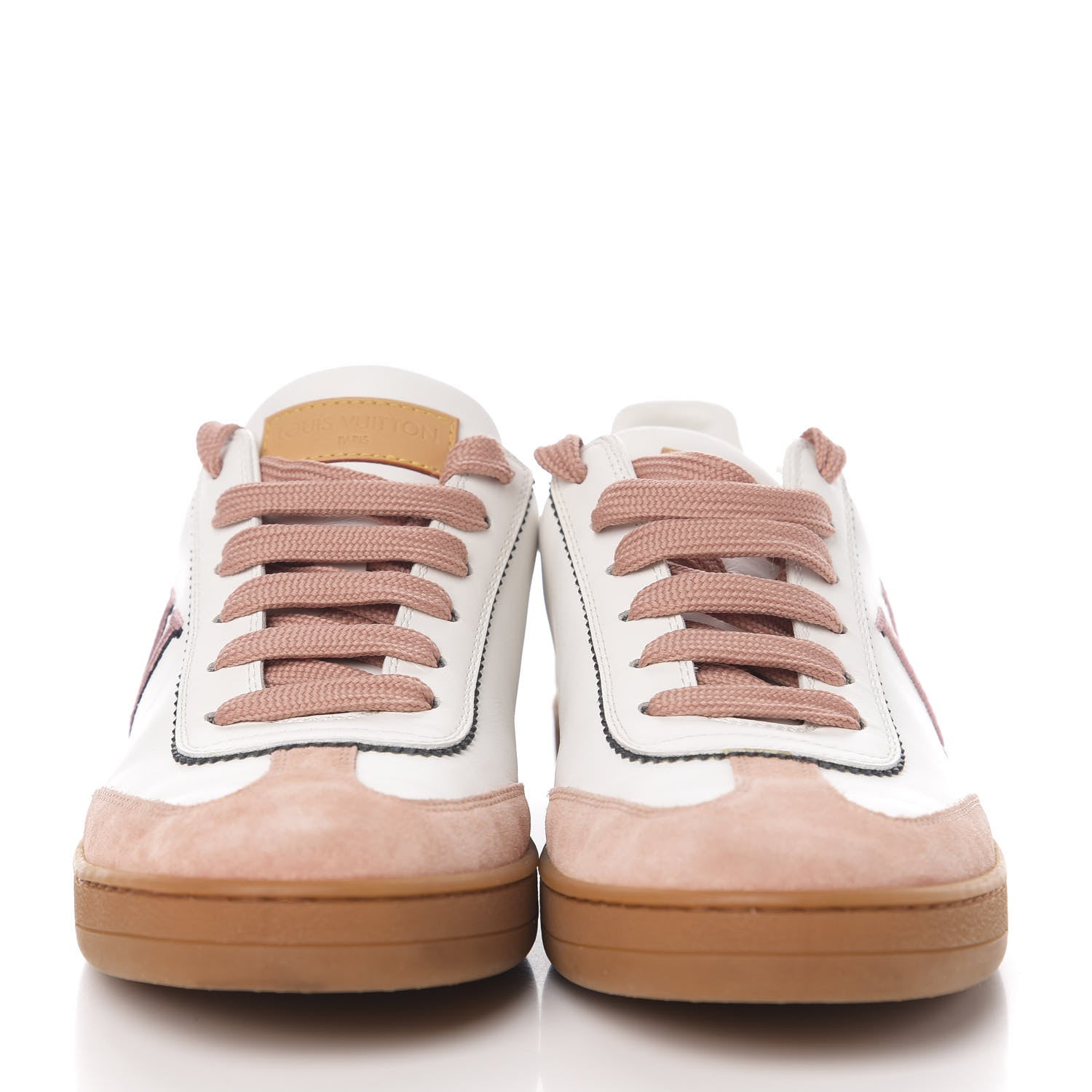 Louis Vuitton Calfskin Frontrow Sneakers 37 Rose Clair 2 of 8