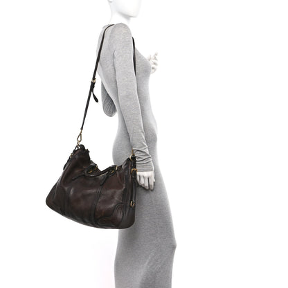 Prada Cervo Antik Shoulder Bag Caffe Sfumato 2 of 16