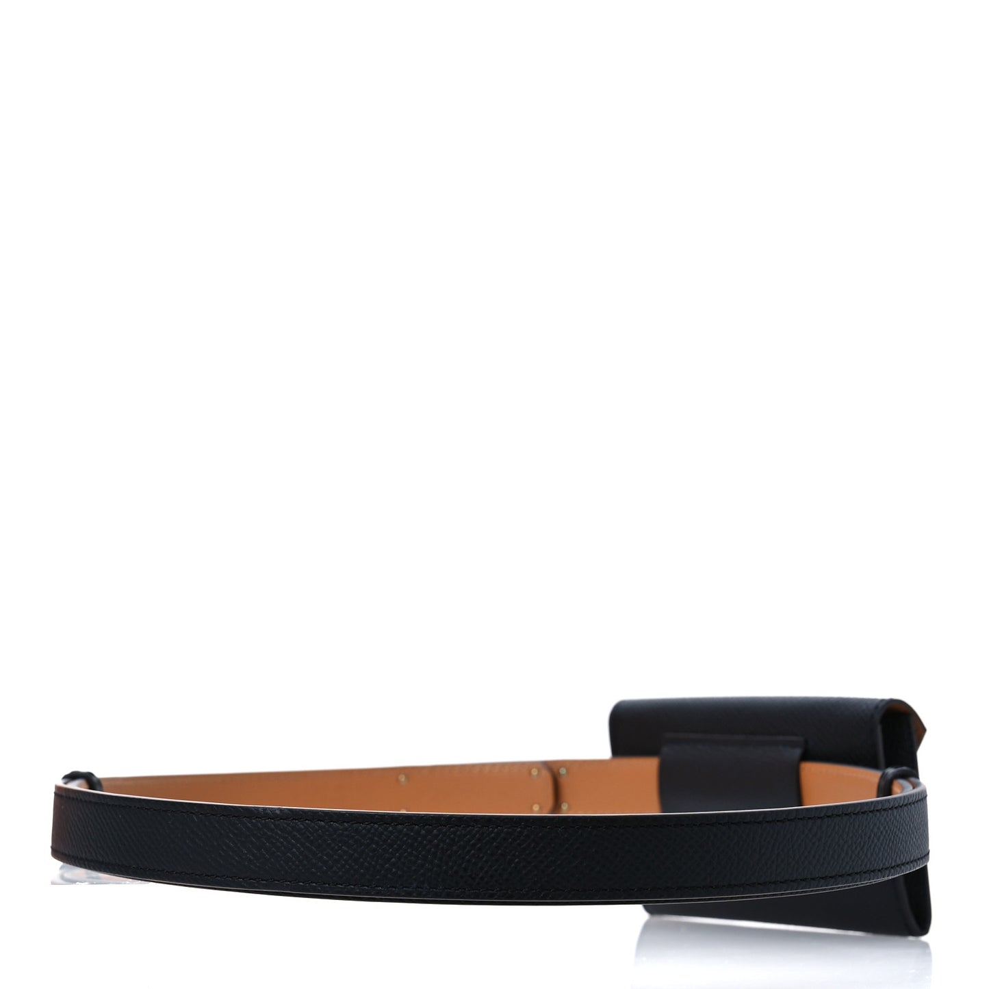 Epsom Kelly Pocket Belt Black