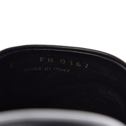 Louis Vuitton X SUPREME Lambskin Mens Hugh Slippers 7 Black 9 of 11