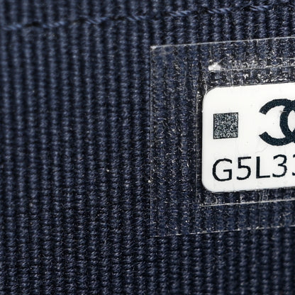 Chanel Caviar Quilted CC Zip Around Card Holder Navy 8 of 12