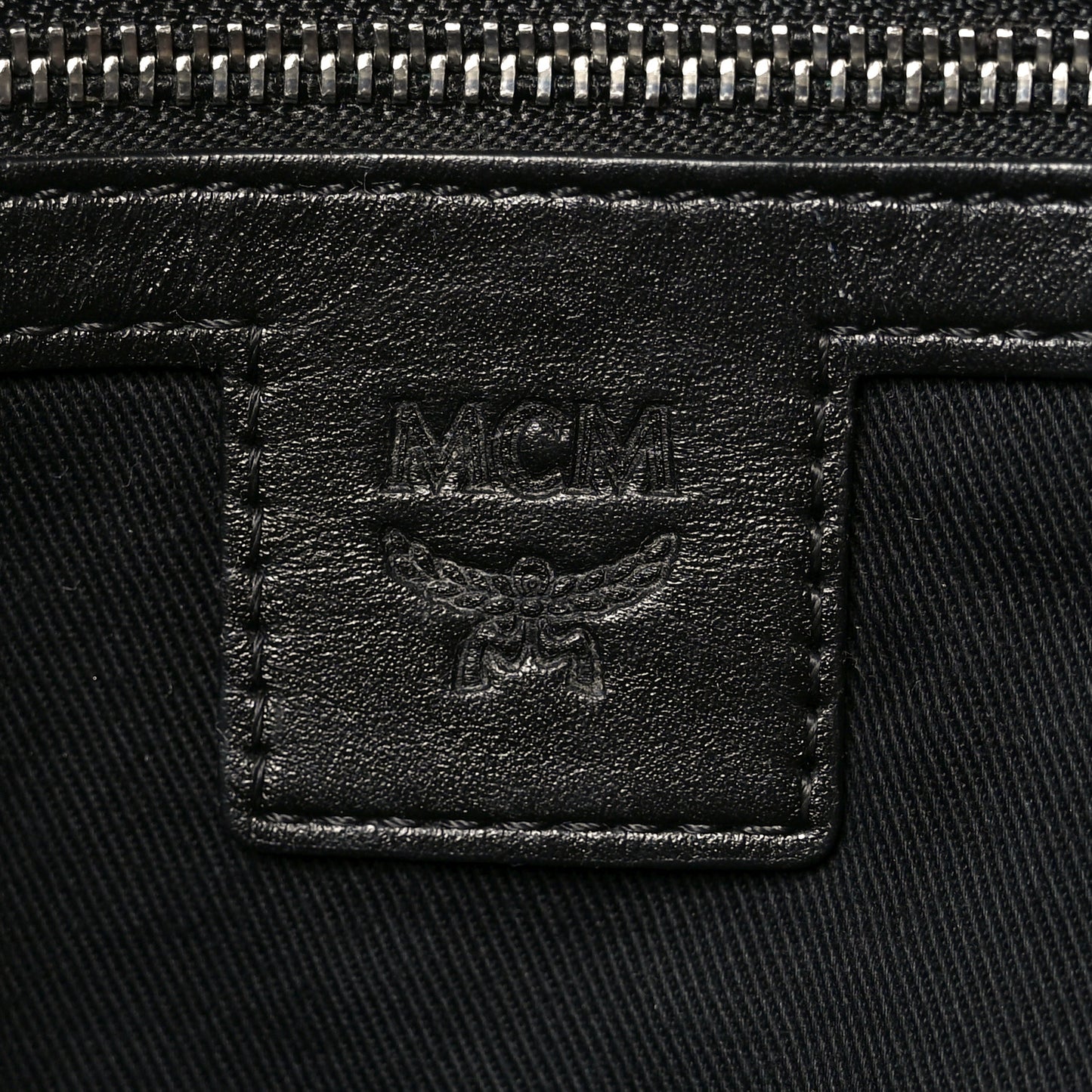 Visetos Anya Zip Top Shopper Tote Black Silver