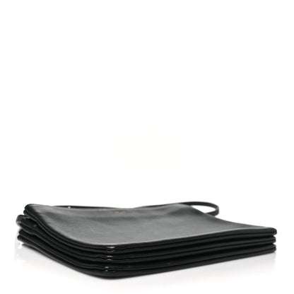 Celine Lambskin Large Trio Crossbody Bag Black 4 of 11
