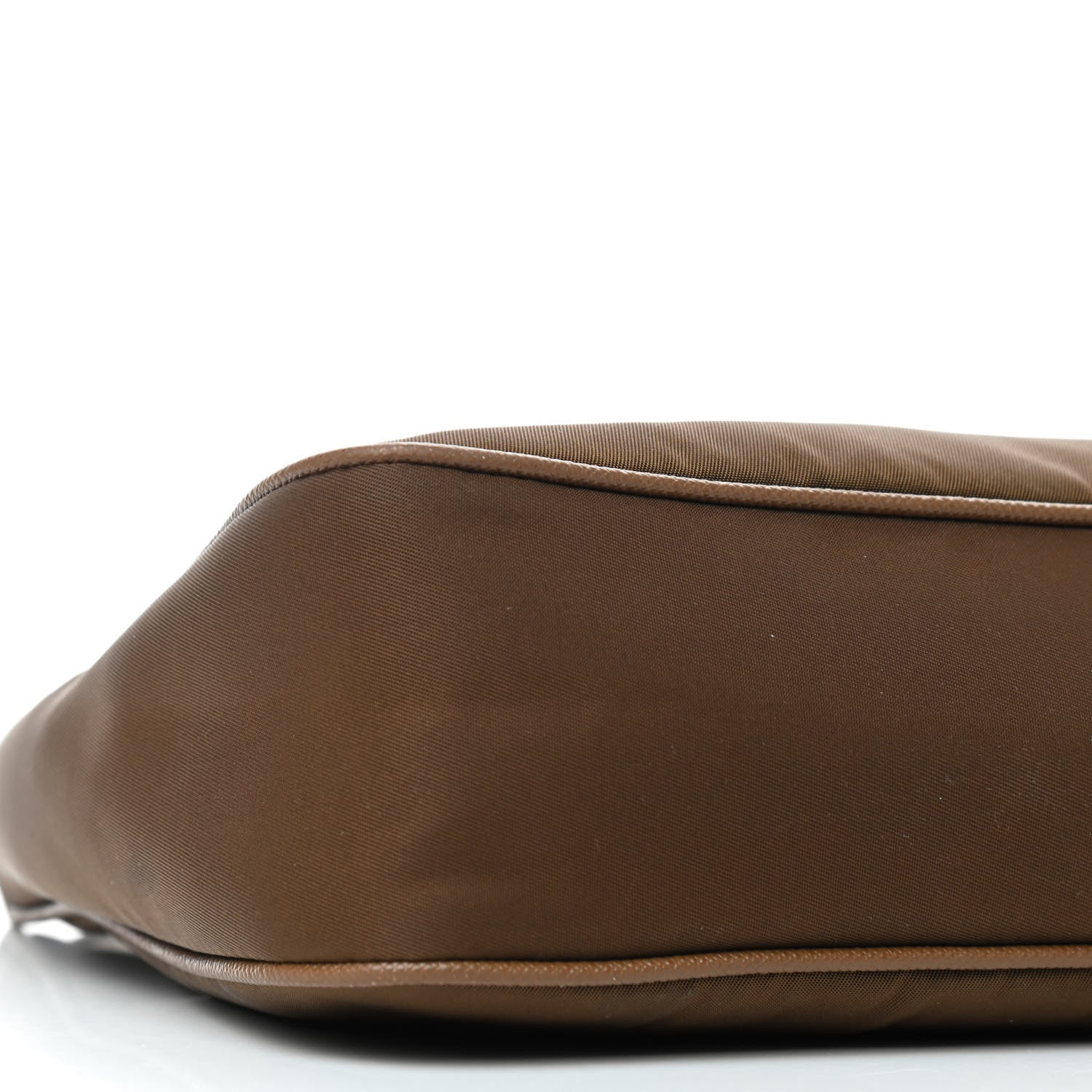 Prada Tessuto Nylon Saffiano Re-Edition 2005 Shoulder Bag Cacao 6 of 11