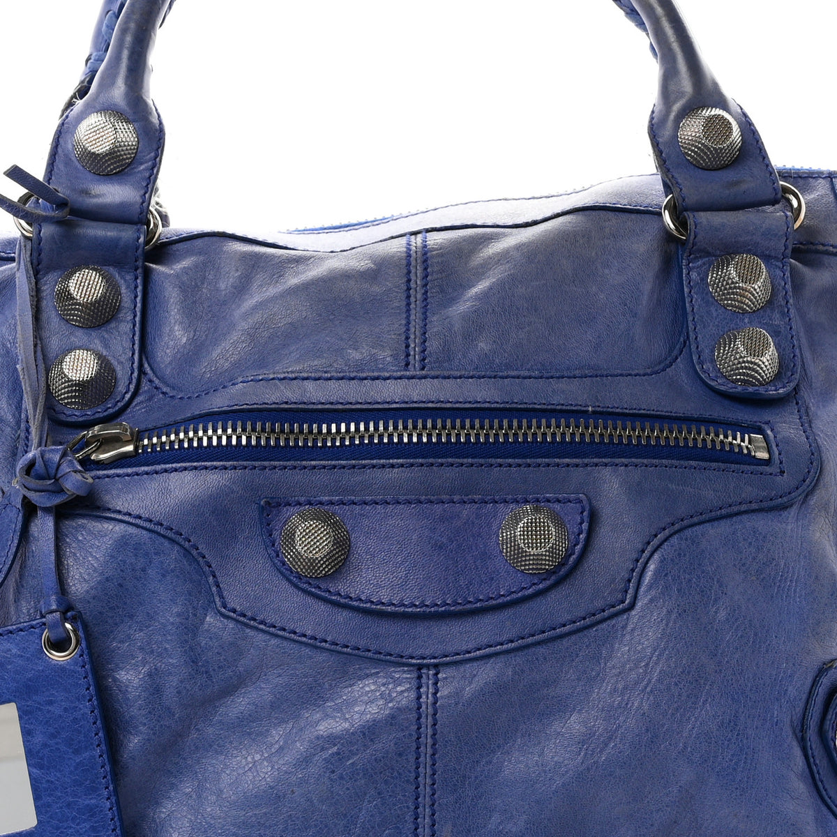 Balenciaga Agneau Giant 21 Silver Hardware Work Outremer 3 of 12