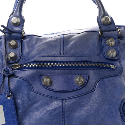 Balenciaga Agneau Giant 21 Silver Hardware Work Outremer 3 of 12