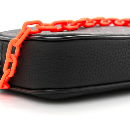 Louis Vuitton Taurillon Monogram Uniformes Solar Ray Soft Pochette Volga Belt Bag Black 8 of 10