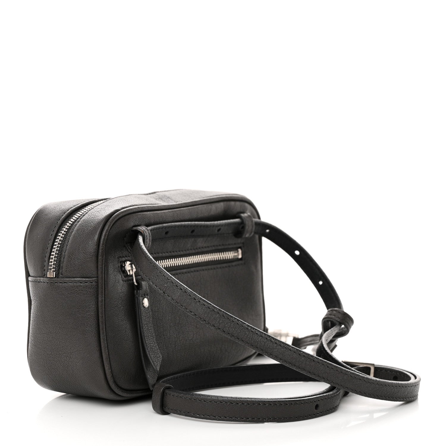 Saint Laurent Lambskin Monogram Lou Belt Bag Asphalt 3 of 16