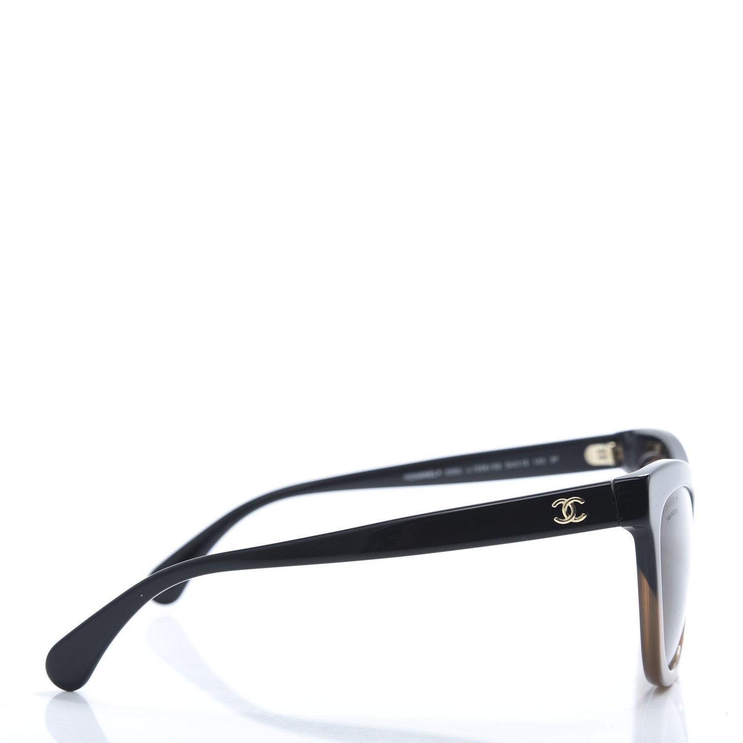 Acetate CC Cat Eye Summer Sunglasses 5350 Black Beige