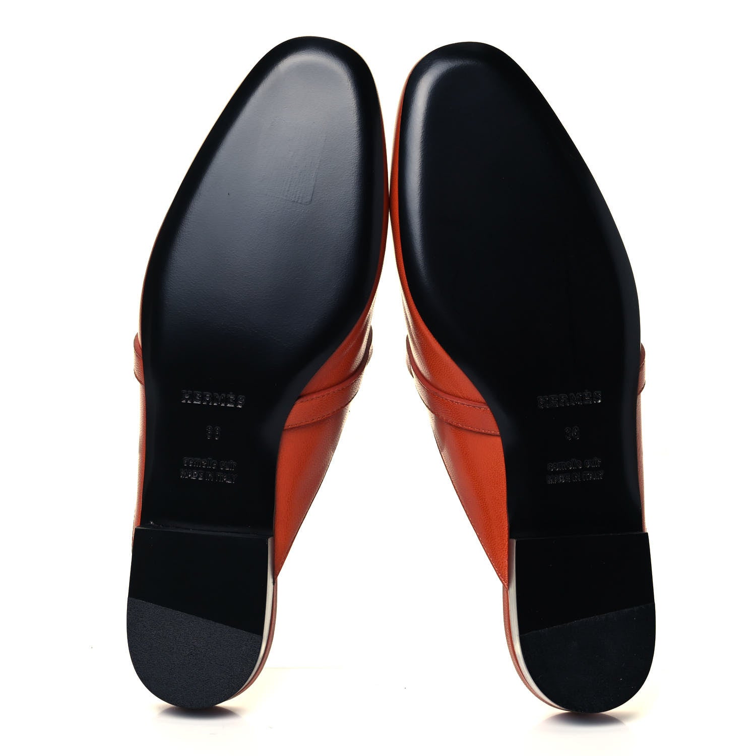 Hermes Goatskin Oz Mules 38 5 of 9