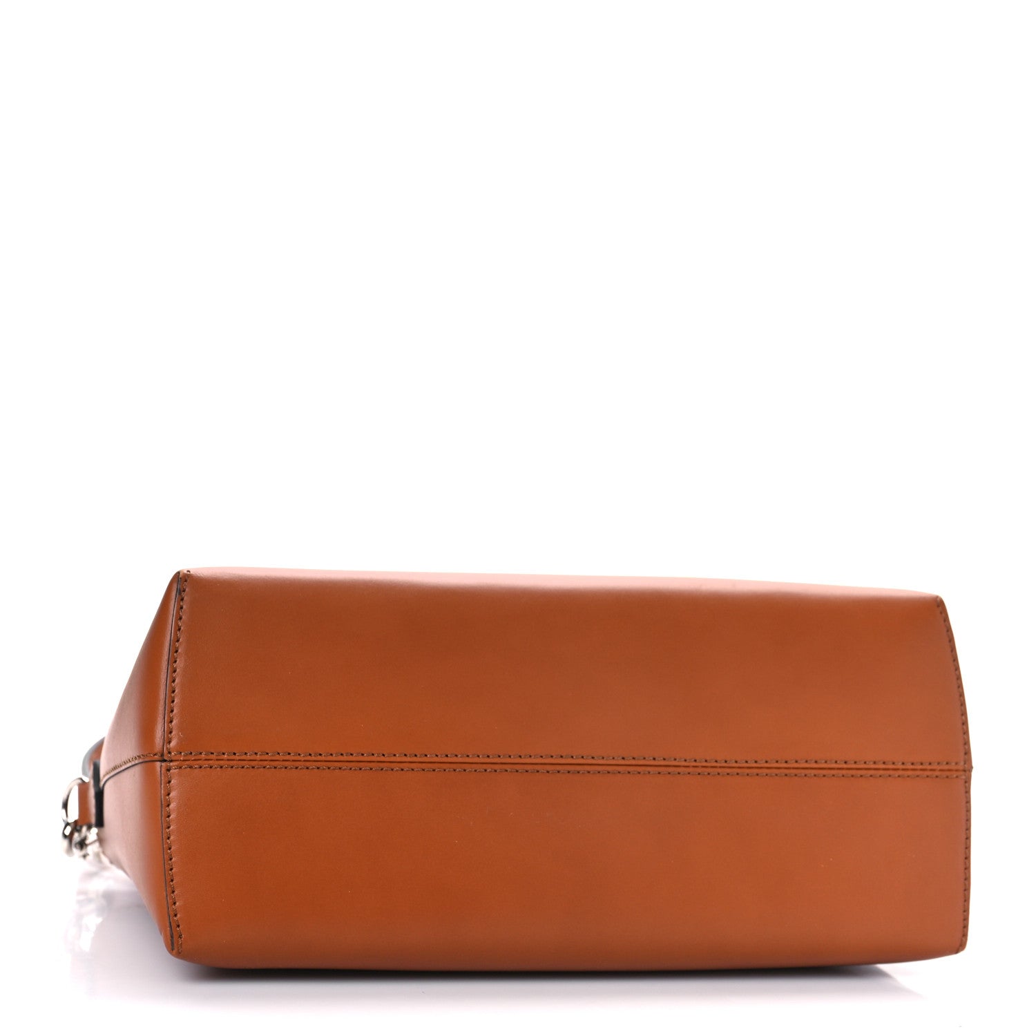 Fendi Vitello King Logo Embossed Medium By The Way Boston Bag Cuoio 4 of 8