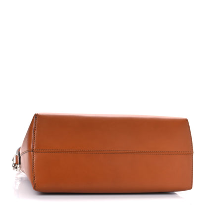 Fendi Vitello King Logo Embossed Medium By The Way Boston Bag Cuoio 4 of 8