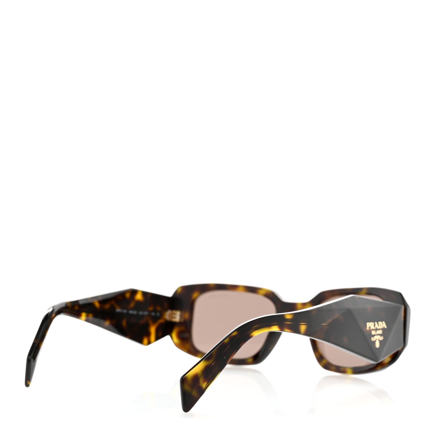 Prada Acetate Symbole Marbled Sunglasses SPR 17W Tortoise 4 of 8