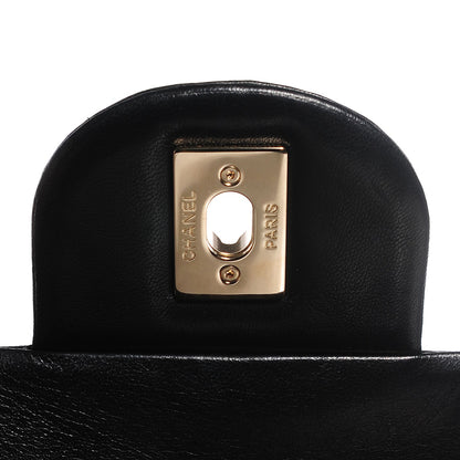 Chanel Washed Lambskin Quilted Maxi Single Flap Black 6 of 8