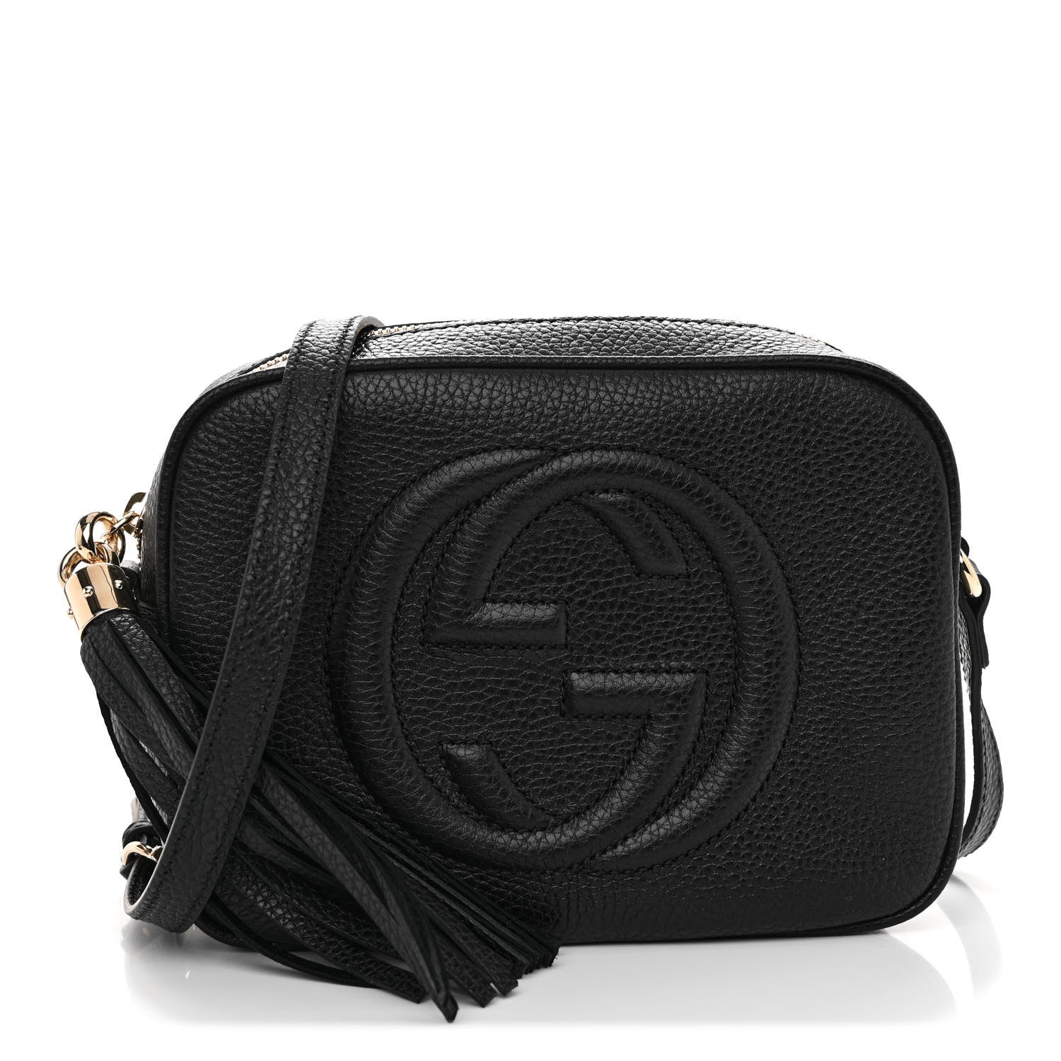 Gucci Pebbled Calfskin Small Soho Disco Bag Black 1 of 12