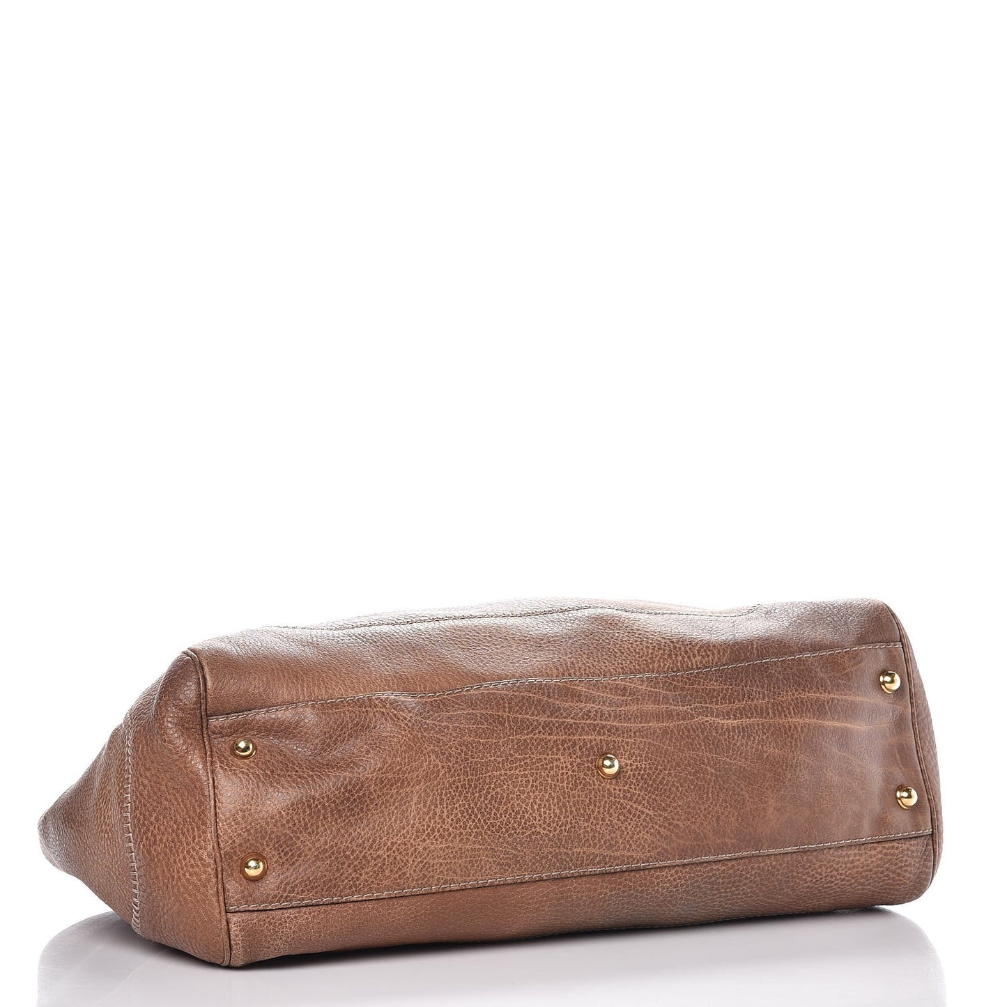 Calfskin Large New Pelham Shoulder Bag Brown