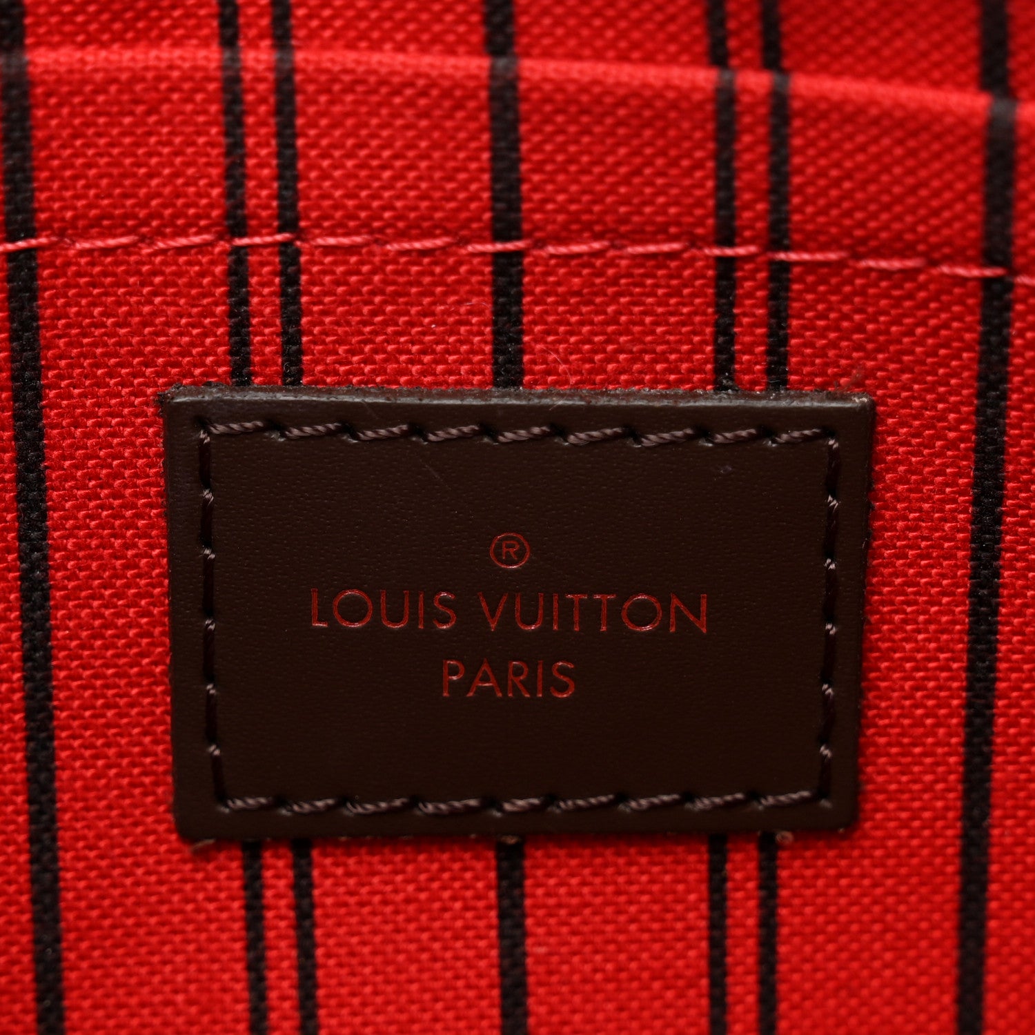 Louis Vuitton Damier Ebene Neverfull MM GM Pochette 6 of 6