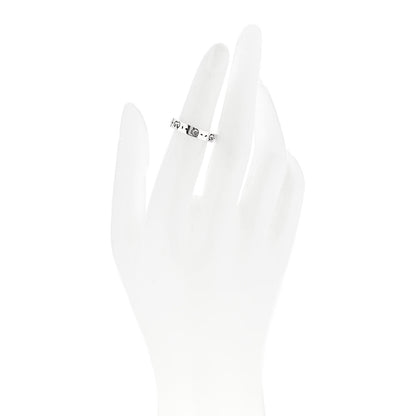 Gucci Sterling Silver 4mm GucciGhost Hamlet Skull Narrow Ring 49 4.75 2 of 7