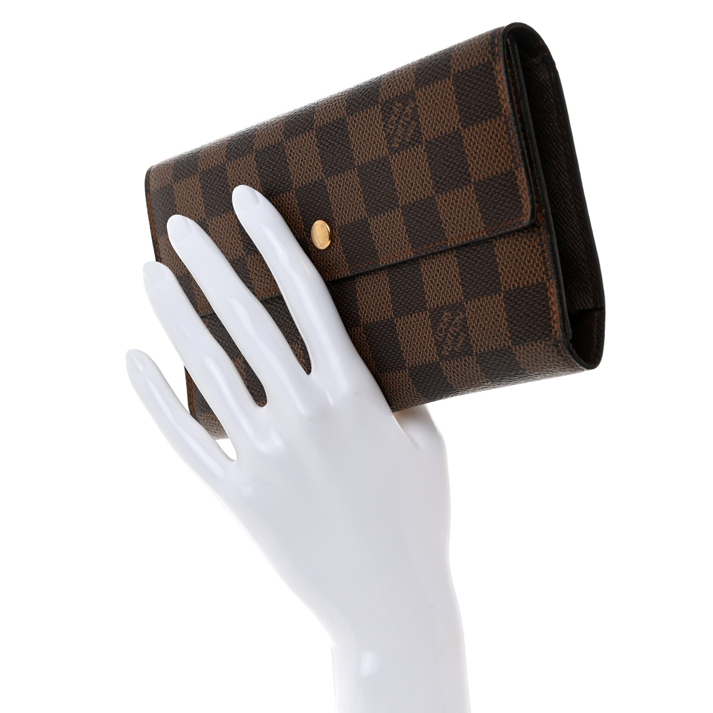 LOUIS VUITTON Damier Ebene Sarah Wallet