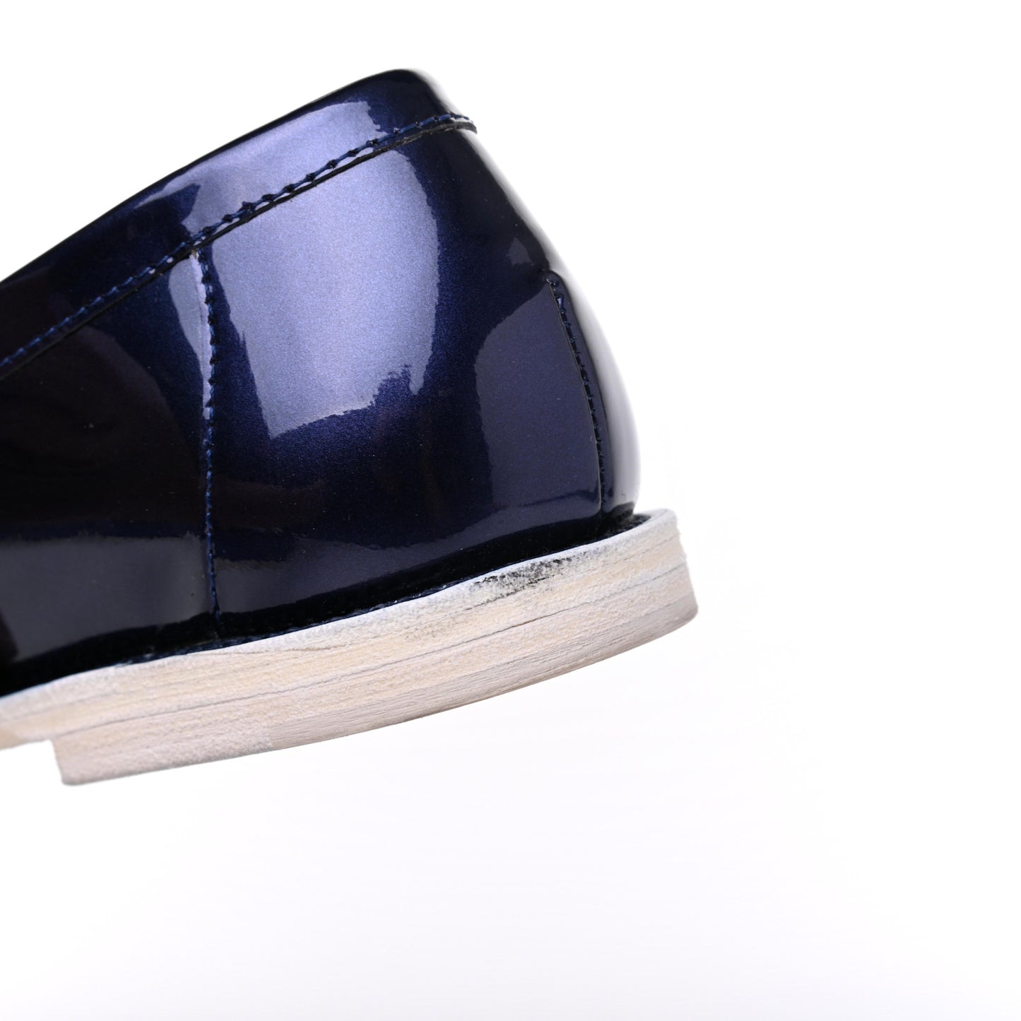 Patent CC Moccasin Loafers 39 Navy
