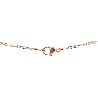 Hermes Lacquered Rose Gold Mini Pop H Pendant Necklace White 5 of 7