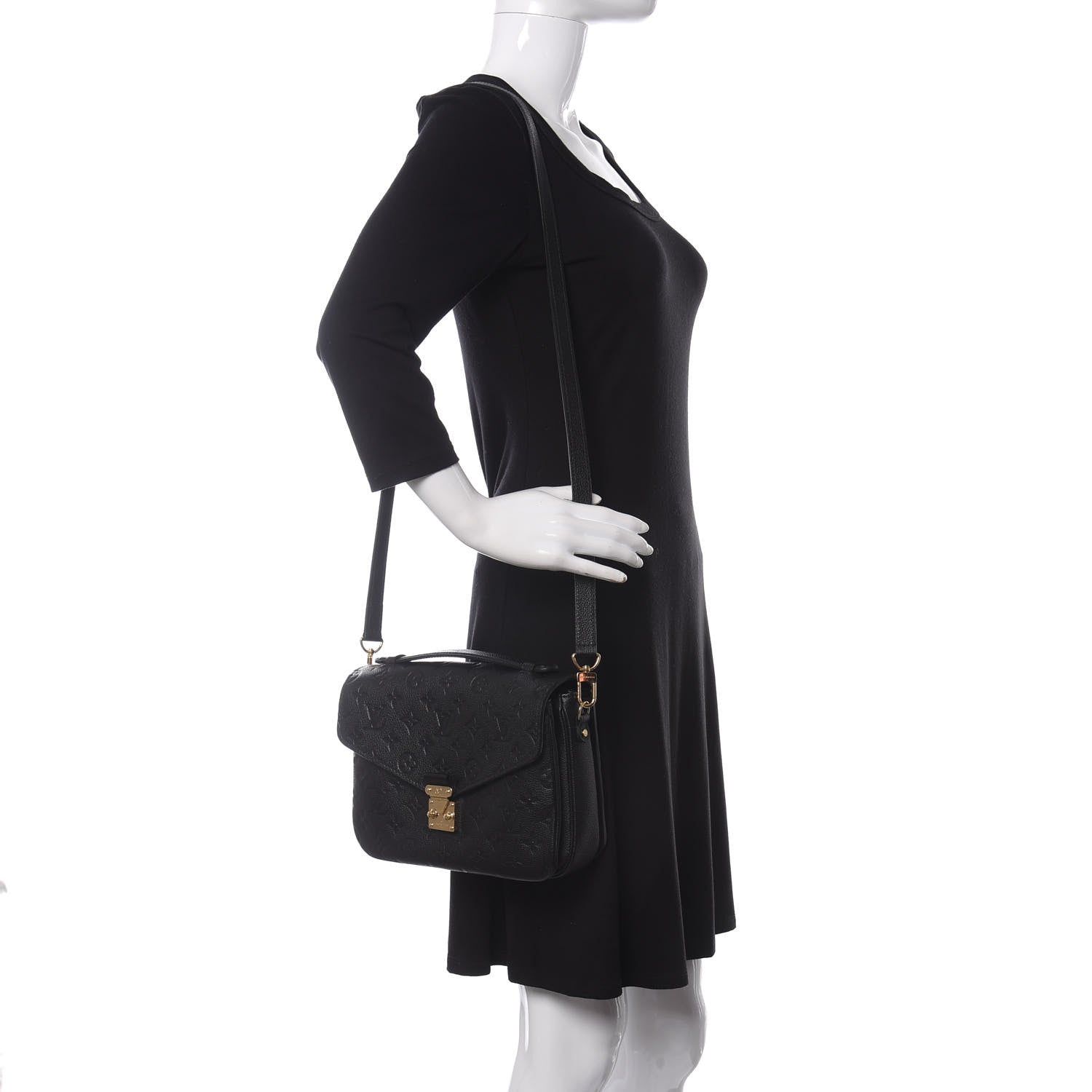 Louis Vuitton Empreinte Pochette Metis Black 2 of 9